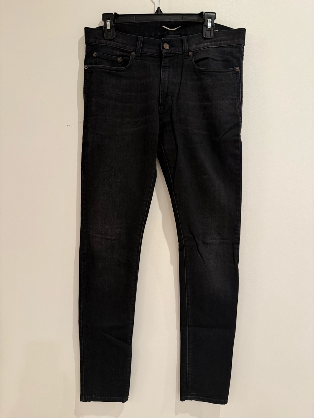 Saint Laurent Paris D02 Black Skinny Jeans Men’s 31
